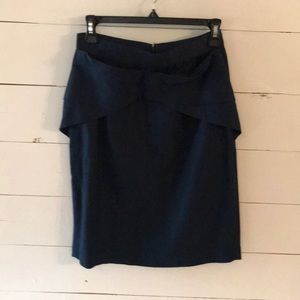Anthropologie Navy skirt small